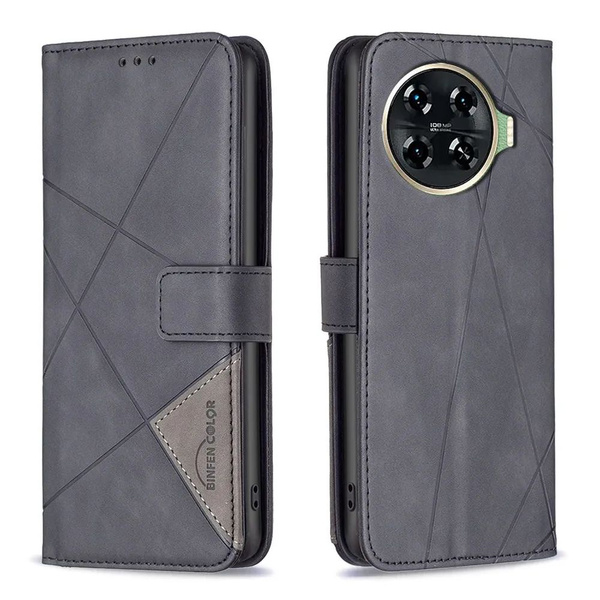6955757427 Чехол-книжка Fashion Case Tecno Spark 20 PRO PLUS тёмно-зелёный — изображение 1