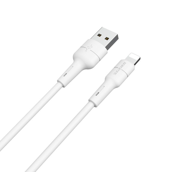 8d8lz81z63fy6w66nsslw6ukz3ulratc Дата-кабель Borofone BX30 USB/MicroUSB 1м белый — изображение 1