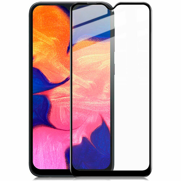 914501 Защитное стекло Samsung A10/A10S/M10 5D без уп. чёрный — изображение 1