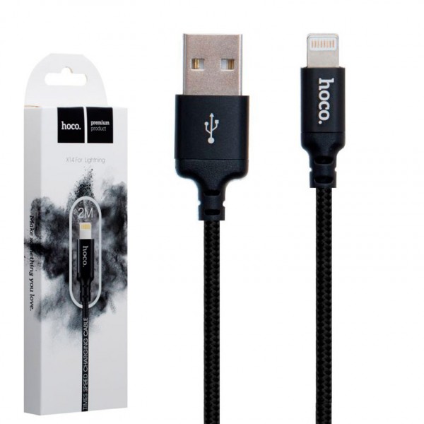 IMG7f959590195f26085f7374974bbeada5-600x600 Дата-кабель Hoco X14 USB/Lightning 1м красно-чёрный — изображение 1