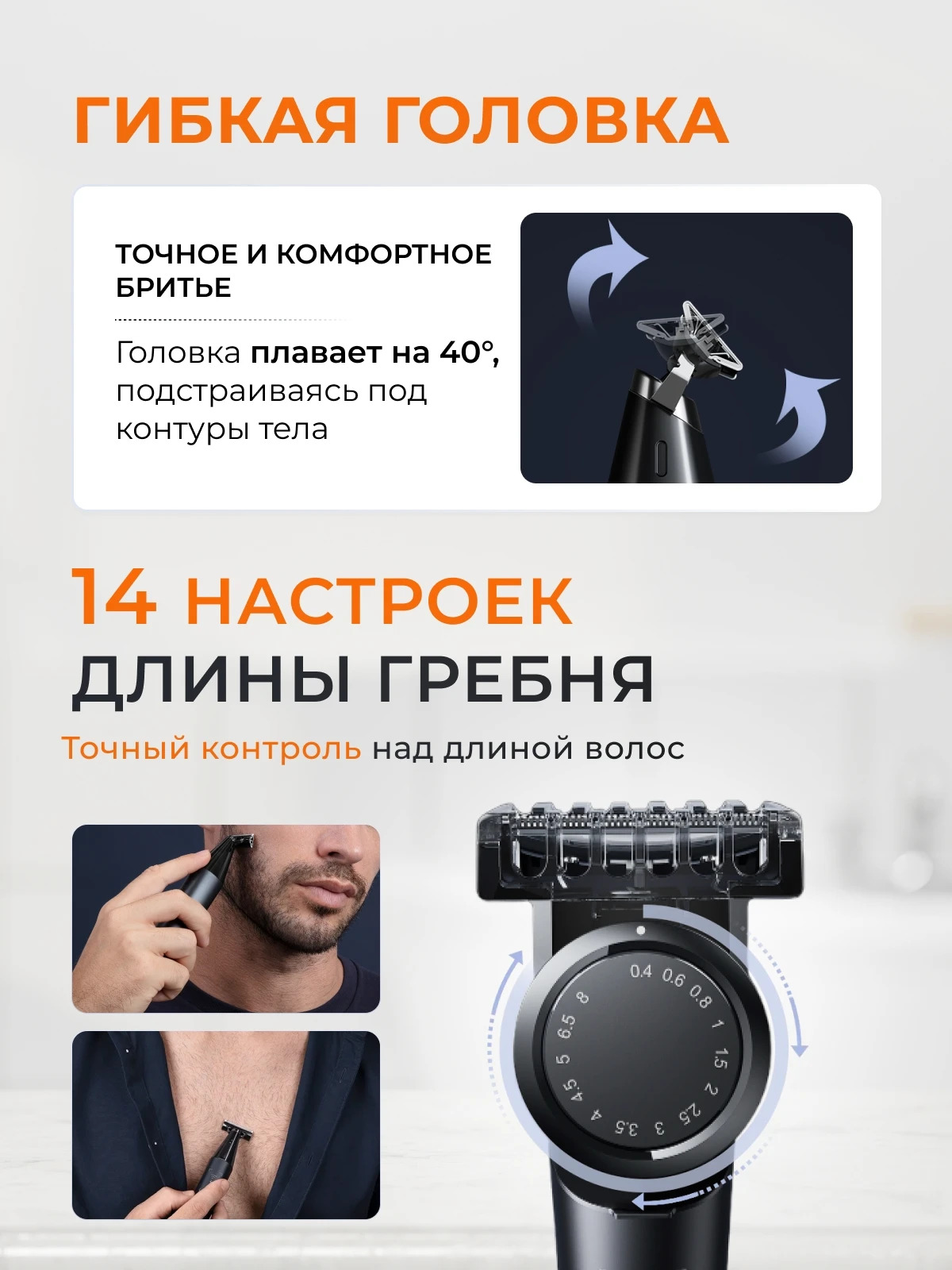 Триммер xiaomi uniblade trimmer x300 (bhr7051gl)