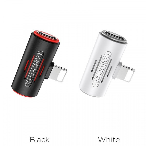 bubzevsq5uno7rvi0lb8oep1clx0nz4h Адаптер Borofone BV6 Lightning/Dual Lightning чёрный — изображение 1