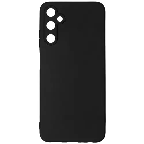 чехол чёрный A05s Накладка силикон/кожа LOGO Samsung A05S чёрный — изображение 1