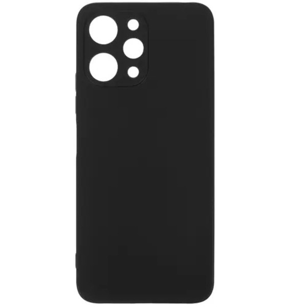 Накладка силикон кожа LOGO Xiaomi Redmi 12 Black Накладка силикон/кожа LOGO Xiaomi Redmi 12 чёрный — изображение 1