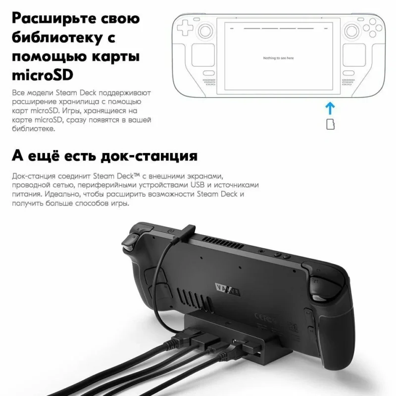 Портативная игровая консоль steam deck oled 1 tb