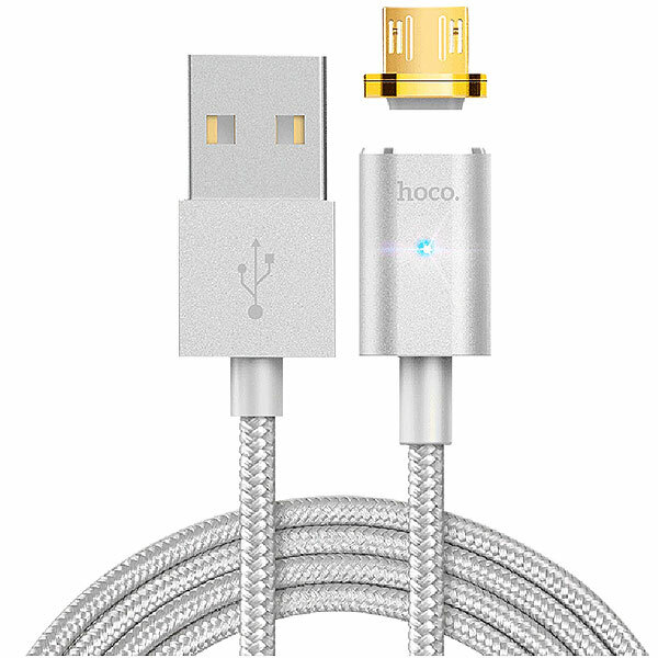 orig Дата-кабель Hoco U16 Magnetic USB/Lightning 1.2м золотой — изображение 1