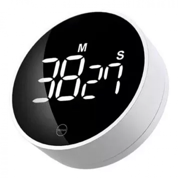 taymer-elektronnyy-miiiw-comfort-whirling-timer-nk5260-silver-600x600 Таймер Xiaomi MIIIW Timer White (NK5260) Серебро — изображение 1