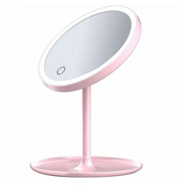 Зеркало для макияжа Xiaomi DOCO Daylight Mirror Small Mojito Mirror Pro Pinko Зеркало для макияжа Daylight Mirror Small Pro Розовый — изображение 1