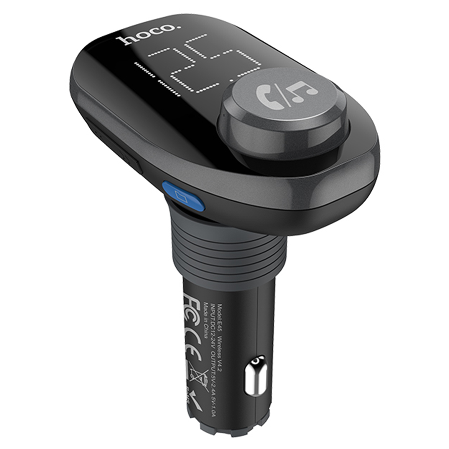 fm модулятор/АЗУ hoco e45 2usb 2.4a fm модулятор/АЗУ hoco e45 2usb 2.4a