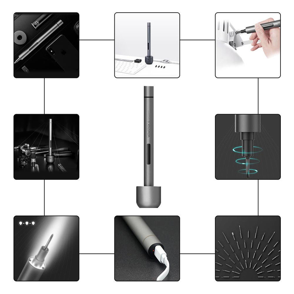 Отвертка xiaomi wowstick 1f+ 69 in 1 black