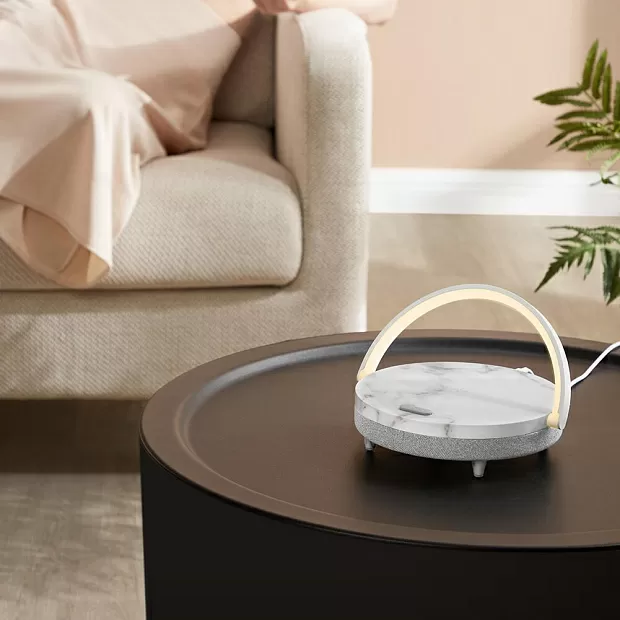 Лампа многофункциональная xiaomi ezvalo wireless charging lamp (lyyd01) marble pattern