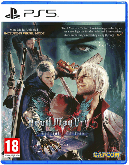 Игра для ps5 devil may cry 5 special edition (Русские субтитры)