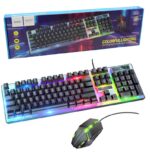 Клавиатура+мышь игровая мембранная Hoco GM18 RGB Черный — изображение 2