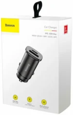 АЗУ baseus bs c15c x 1usb+pd3.0 + qc4.0 30w adapter black