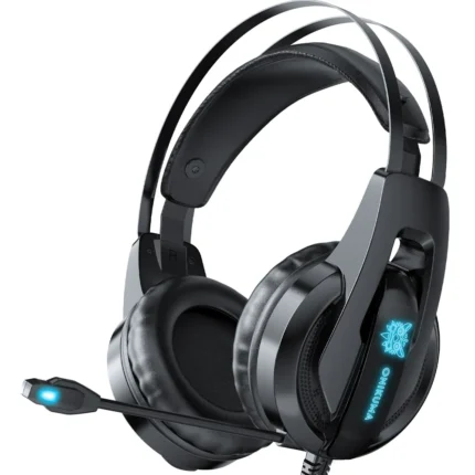 Наушники с микрофоном полноразмерные onikuma k16 black/blue