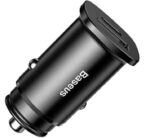 АЗУ baseus bs c15c x 1usb+pd3.0 + qc4.0 30w adapter black