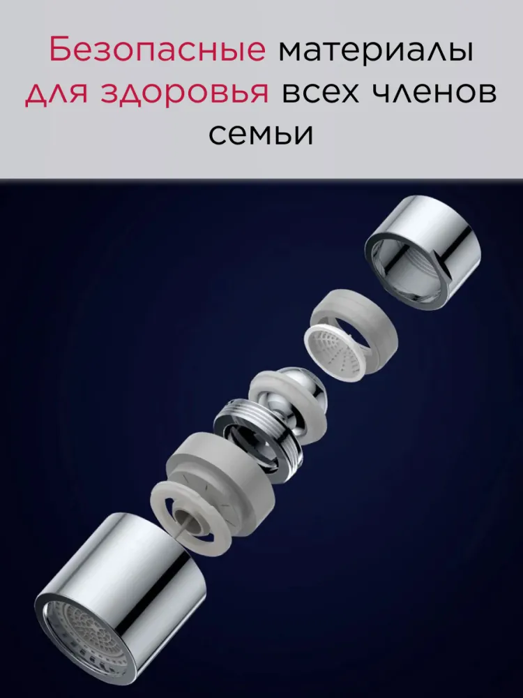 Аэратор xiaomi diiib dual function faucet bubbler (dxsz001 1)