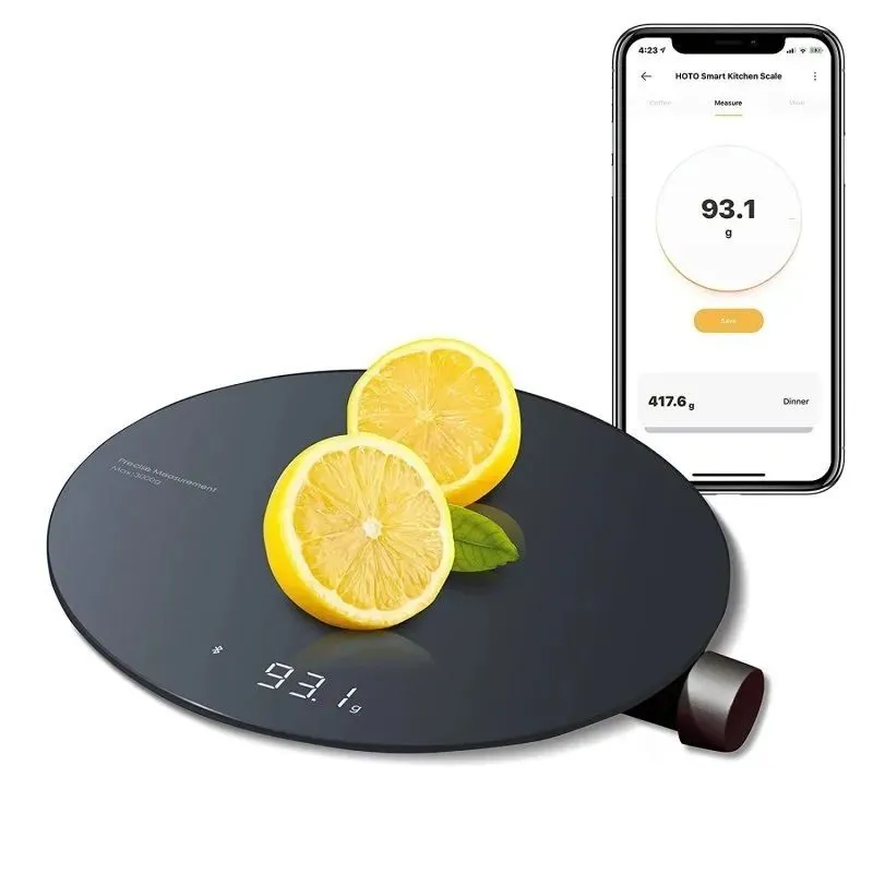 Весы кухонные xiaomi hoto smart (qwcfc001) black Весы кухонные xiaomi hoto smart (qwcfc001) black