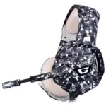 Наушники с микрофоном полноразмерные onikuma k5 camouflage/gray