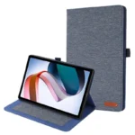 Чехол-книжка для планшета Xiaomi Mi Pad 6 (Силикон джинс) синий