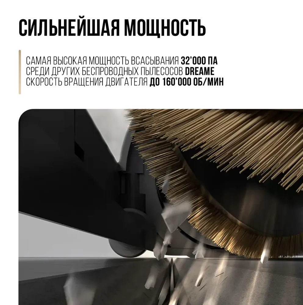 Беспроводной пылесос xiaomi dreame cordless vacuum cleaner v12 pro (vfs1) grey
