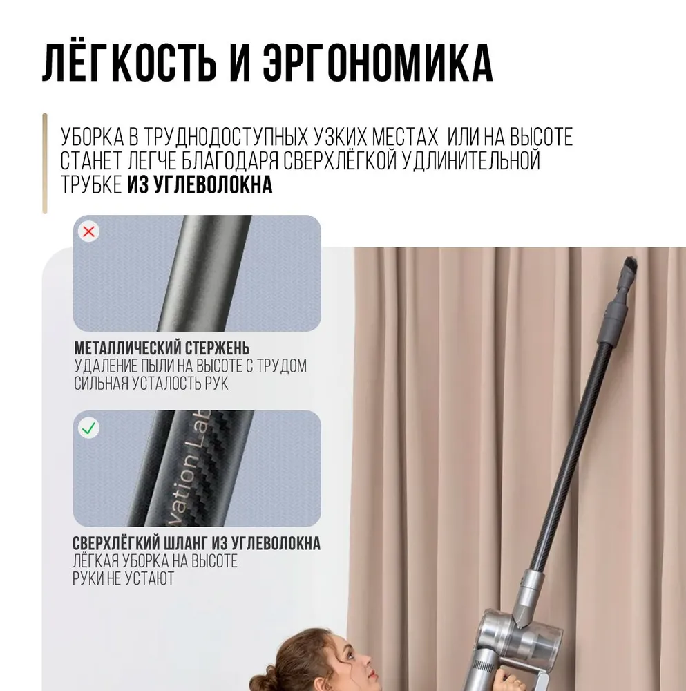 Беспроводной пылесос xiaomi dreame cordless vacuum cleaner v12 pro (vfs1) grey