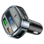 fm модулятор/АЗУ hoco e70 1usb 3a qc 3.0 + pd30w