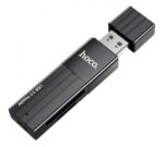 Картридер Hoco HB20 USB2.0/MicroSD/SD Black