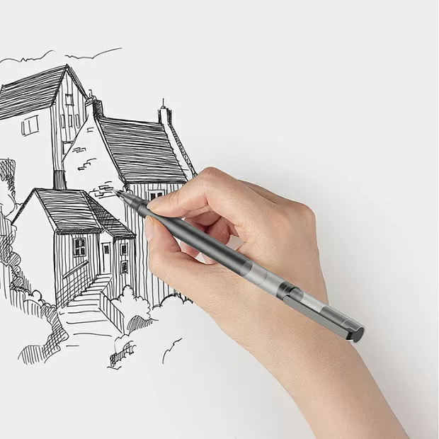 Ручка гелевая xiaomi mi jumbo gel ink pen black