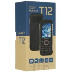 Мобильный телефон maxvi t12 black