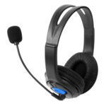 Наушники с микрофоном полноразмерные detech dt 760g black