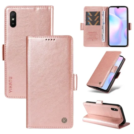 Накладка силикон fashion case xiaomi redmi 9a pink/silver