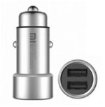 АЗУ xiaomi mi car qc 3.0 (cc02czm) adapter silver