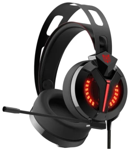 Наушники с микрофоном полноразмерные onikuma m180 pro black/red