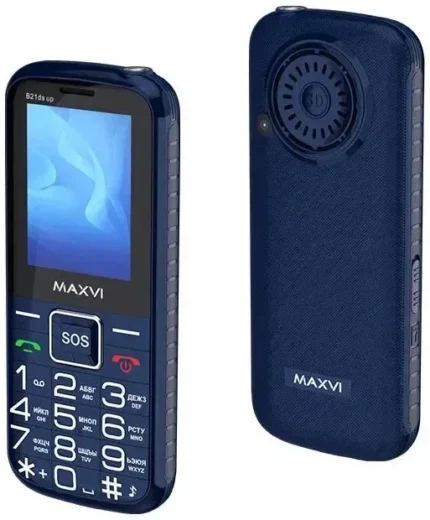 Мобильный телефон maxvi b21ds blue