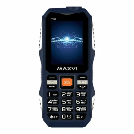 Мобильный телефон maxvi p100 black