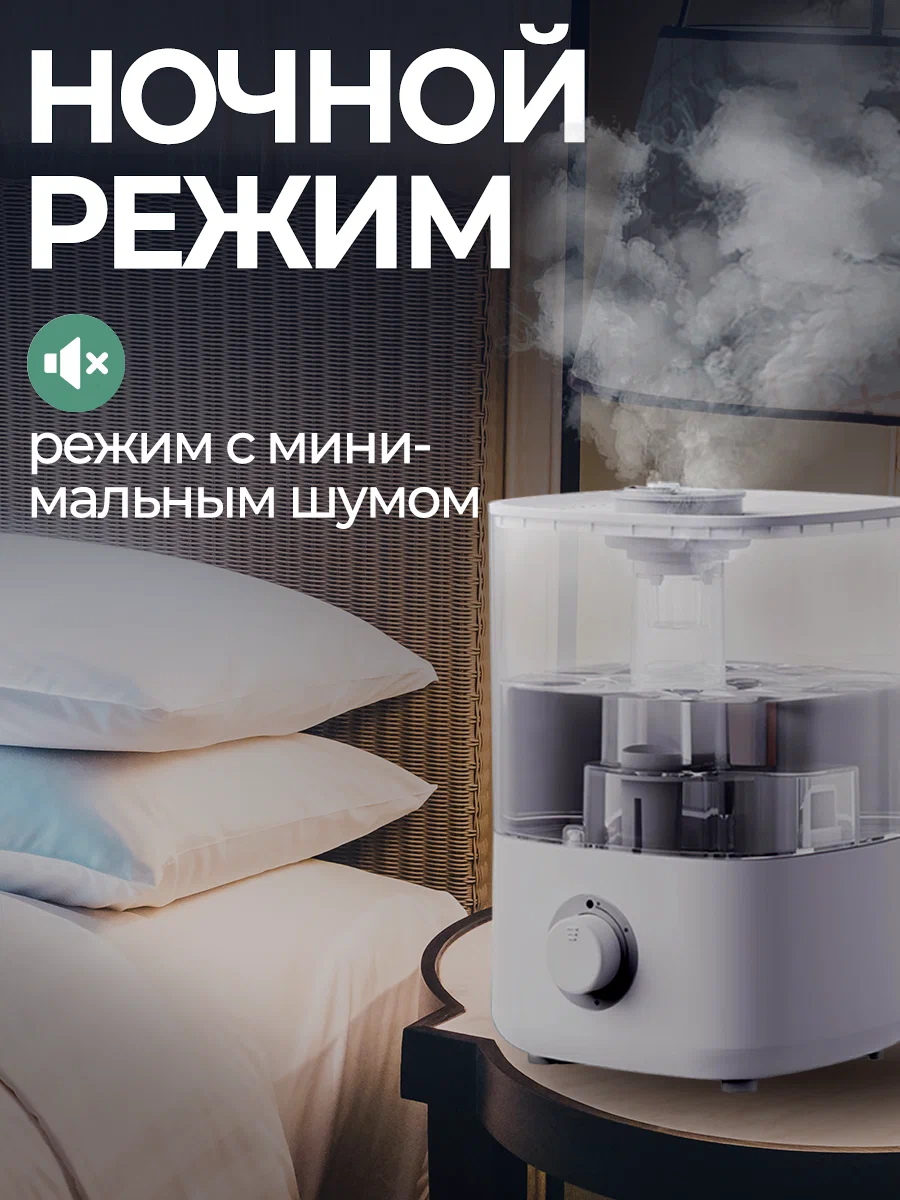 Увлажнитель воздуха xiaomi lydsto humidifer f100 white