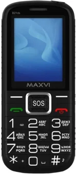 Мобильный телефон maxvi b21ds black