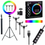 Лампа кольцевая D-360мм MJ-36 RGB