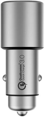 АЗУ xiaomi mi car qc 3.0 (cc02czm) adapter silver