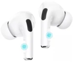 Наушники bluetooth tws с микрофоном hoco ew04 plus (airpods pro) white