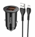 АЗУ hoco nz1 2usb qc3.0 18w+18w microusb black