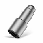 АЗУ xiaomi mi car qc 3.0 (cc02czm) adapter silver