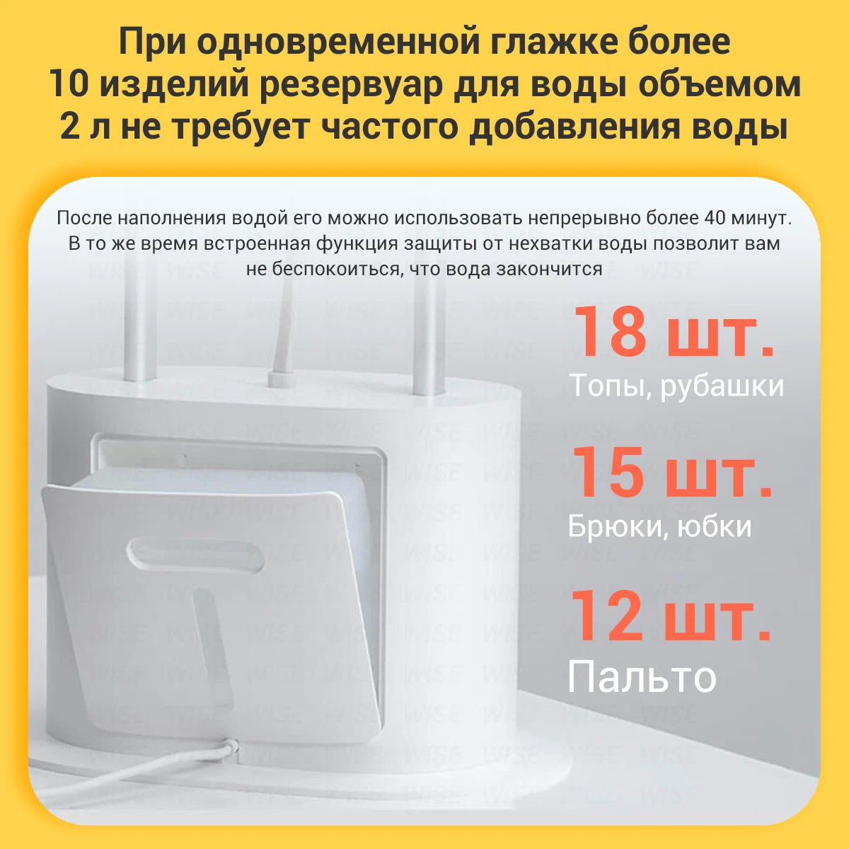 Отпариватель xiaomi mijia steam hendheld garment (zygtj01kl) white