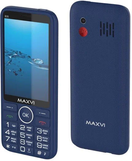 Мобильный телефон maxvi b35 blue