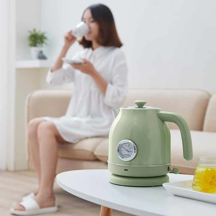 Чайник xiaomi youpin qcooker electric kettle (qs 1701) green
