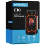 Мобильный телефон maxvi e10 black