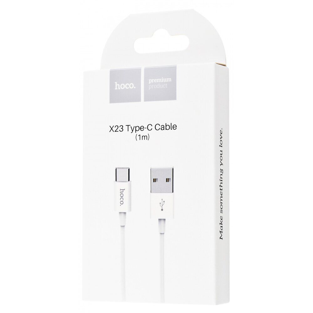 Дата кабель hoco x23 type c 1m white Дата кабель hoco x23 type c 1m white