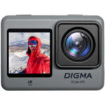 Экшн камера digma dicam 870 gray