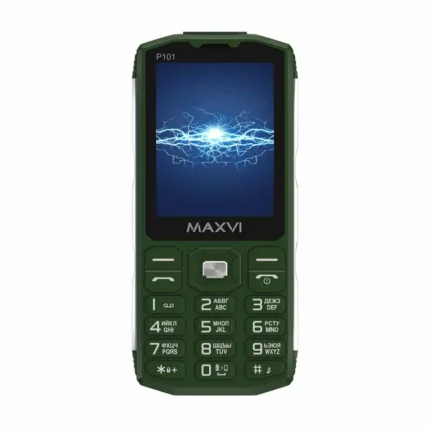 Мобильный телефон maxvi p101 green